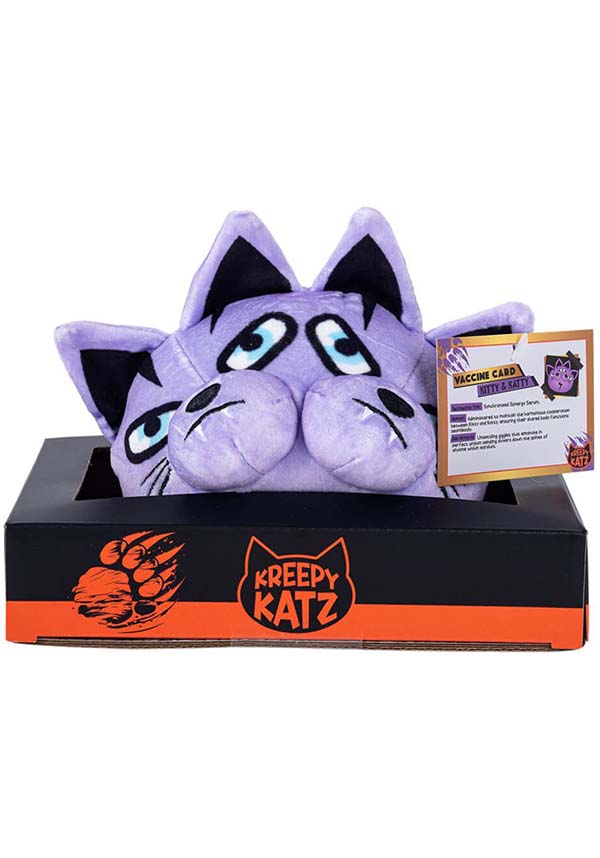 Series 1 Kreepy Katz Litter Tray Plush Toys | Collectible Character Figurines