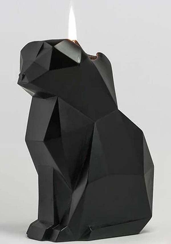 Black Kisa Cat-Shaped Decorative Candle