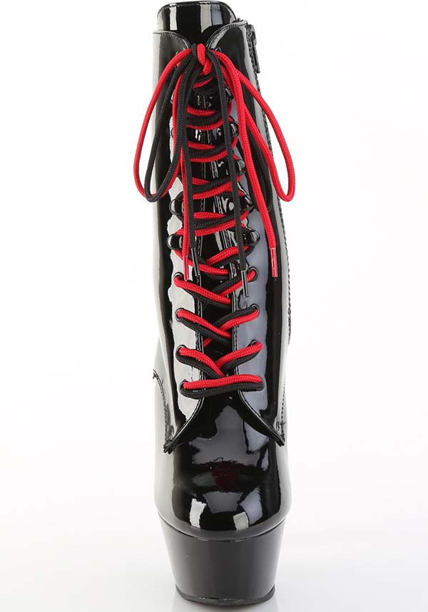 Pleaser Ankle Boots KISS - 1020 - 1 in Black Color [Pre - order Available]