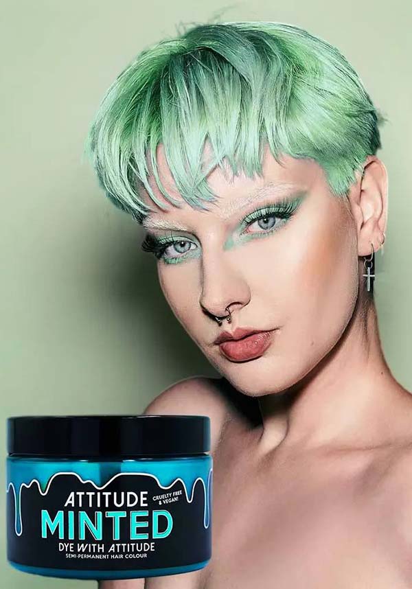 Attitude Minted Pastel Green Semi - Permanent Professional Hair Colour
