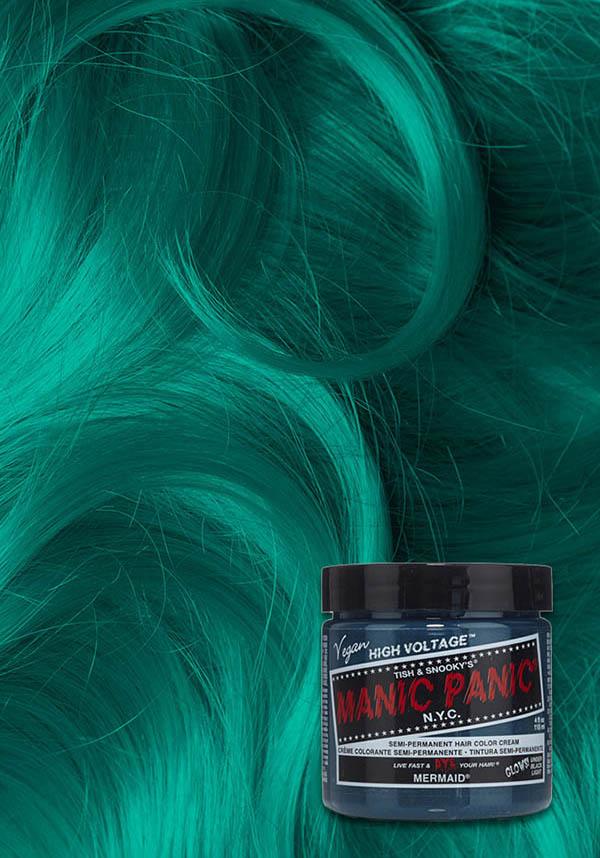Classic Mermaid - Alluring Cool Ocean Teal Semi - Permanent Hair Color