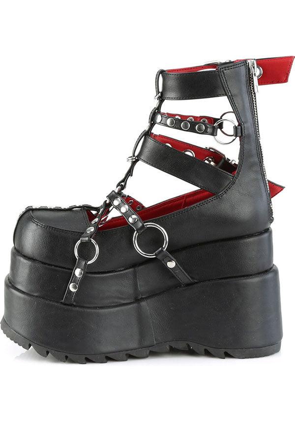 BEAR-28 Black Platform Boots [PREORDER]