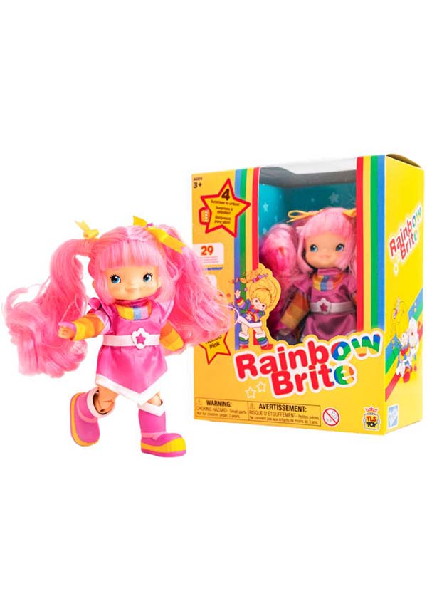5.5'' Rainbow Brite Tickled Pink Articulated Fashion Doll