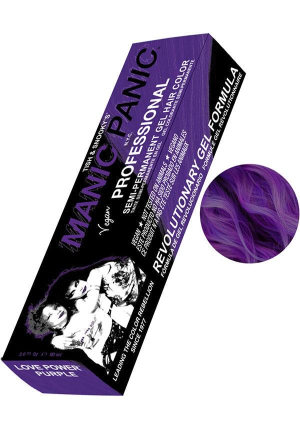 Love Power Purple Semi - Permanent Professional Gel Hair Colour for Long - lasting Vibrancy