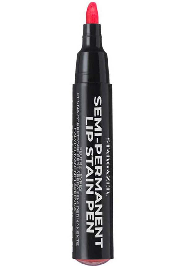 Red Semi - Permanent Lip Stain Pen for Vibrant and Long - lasting Lip Color
