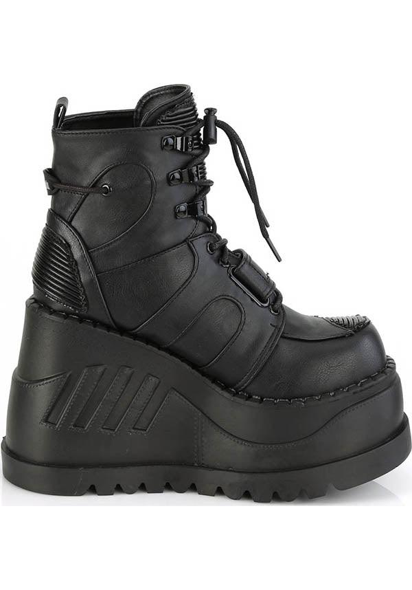 Black STOMP-13 Platform Boots - Preorder Now!