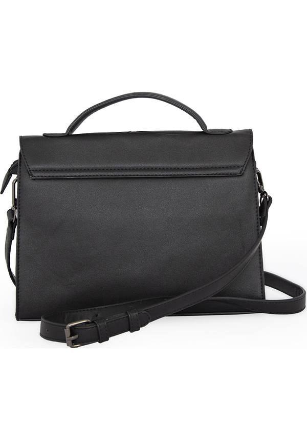 Gothic Style Black Tenebris Shoulder Bag for Alternative Fashion Lovers