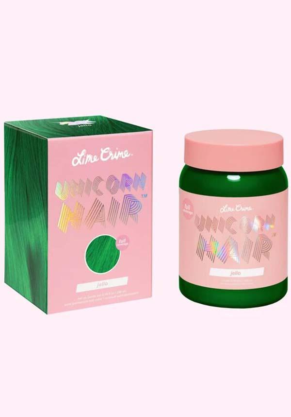 Lime Crime Jello Unicorn Hair Semi - Permanent Fantasy Hair Colour in Tropical Green
