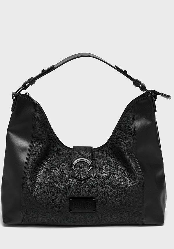 Lunacity Fashionable PU Bag with Custom Moon Hardware