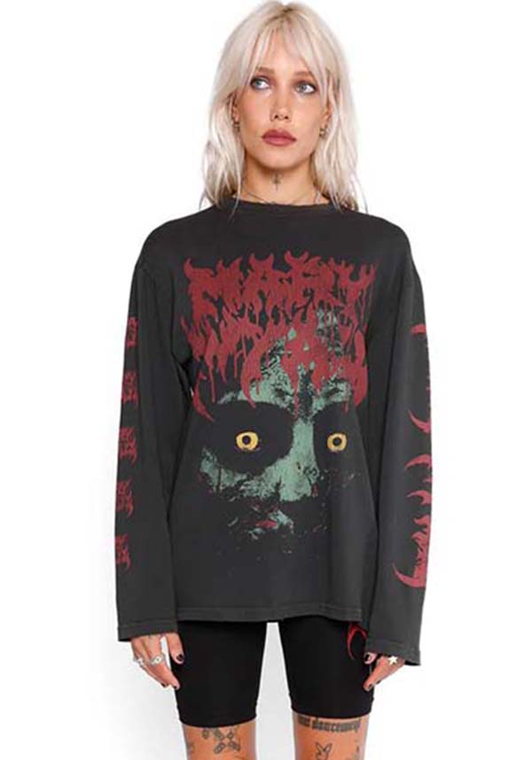Revenant Oversized Long Sleeve Men's and Women's T-Shirt