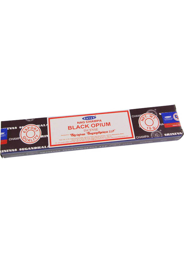 Black Opium Artisan Hand - Rolled Incense Sticks Pack