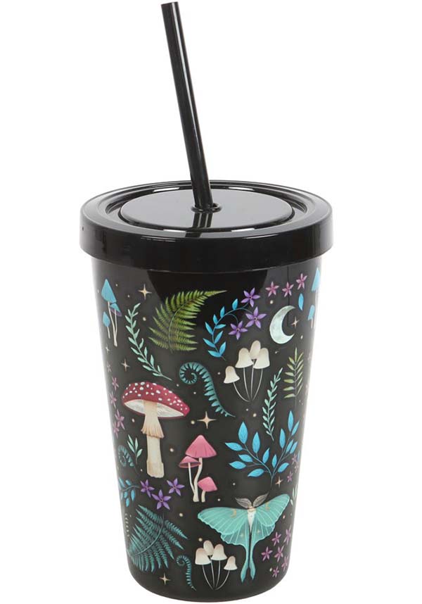 Magical Dark Forest Inspired Plastic Tumbler for Drinkware Collection