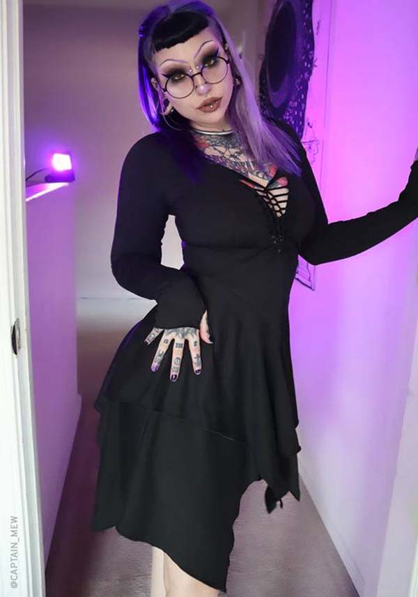 Bellatrix Witchy Style Ultra - Soft Mini Dress for Cozy Wear