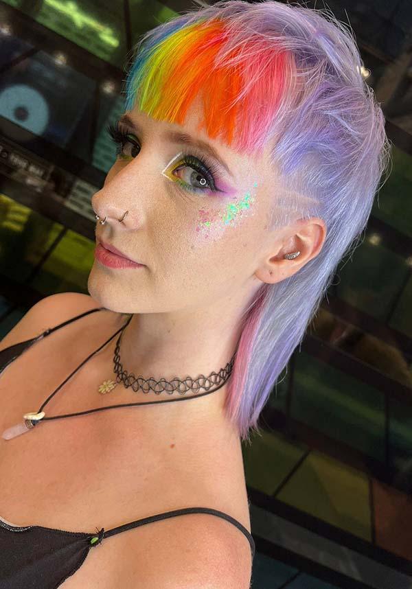 Crazy Colour Semi - permanent Lilac Hair Dye for Pale to Platinum Blonde