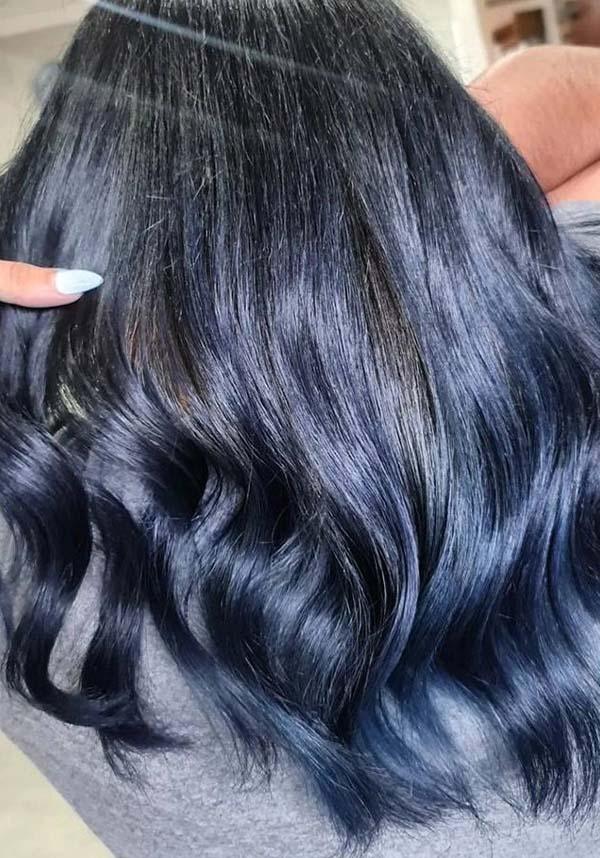 Luxurious Crazy Color Sapphire Semi - permanent Hair Colour for Pre - lightened Hair