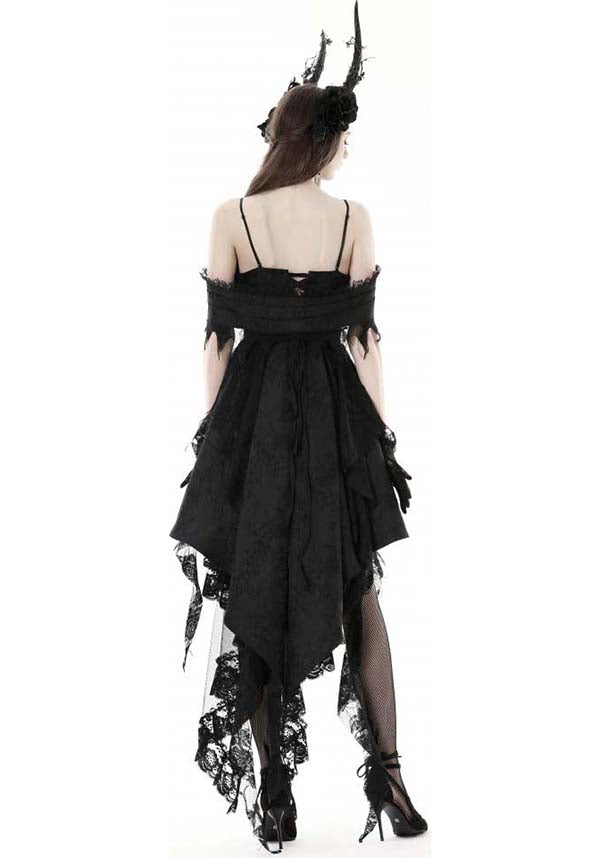 Enchanting Off - the - Shoulder Runaway Princess Polyester Dress