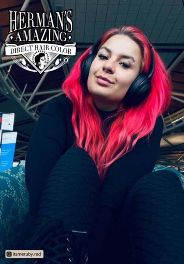 Vegan & Cruelty-Free Ruby Red Semi-Permanent Hair Colour