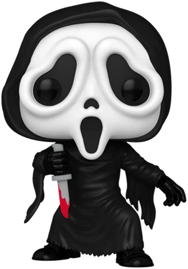 Scream Horror Collection: 10 - Inch Pop! Vinyl Figure of Ghostface Holding a Knife