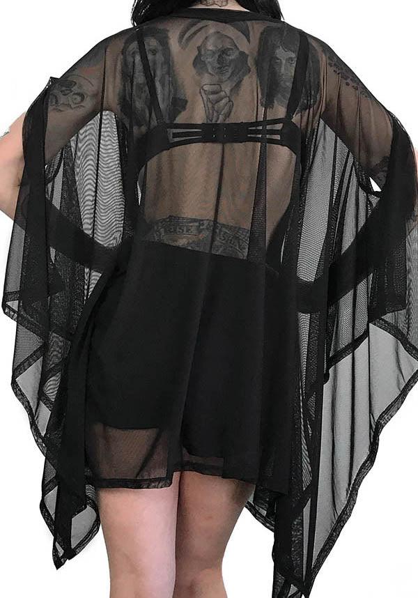 Oversized Mesh Rhiannon Flowing Tunic Top for Summer