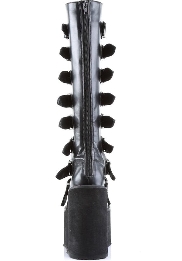 Black SWING-815 Platform Goth Punk Pre-order Knee Boots