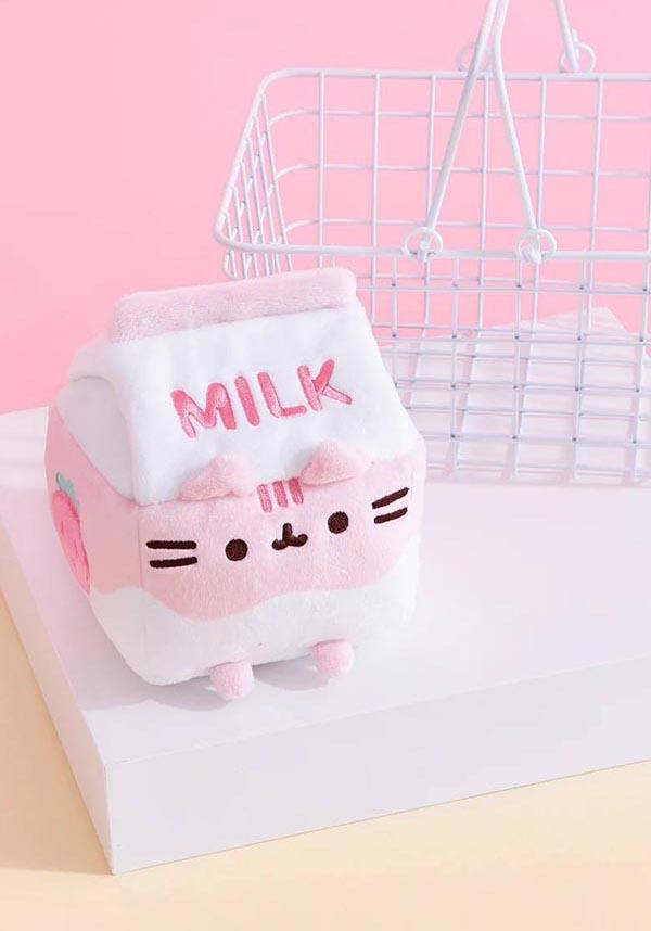 Adorable Pusheen Strawberry Milk Soft Plush for Fans