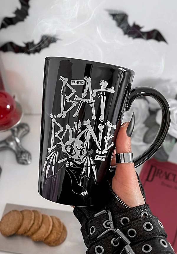 Batbone Tall Ceramic Coffee Mug with KREEPTURES Graphics