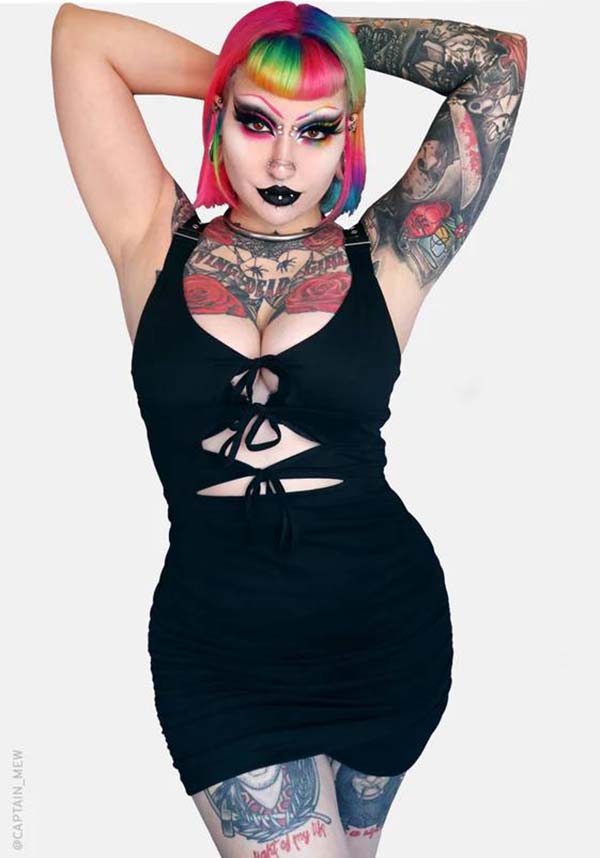 Raven Mini Gothic Date Night Dress