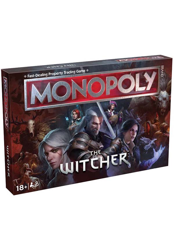 The Witcher Themed MONOPOLY - A Magical Board Game Adventure