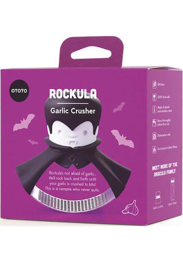 Rockula BPA-Free Garlic Crusher - Ideal for Crushing Garlic to Bits