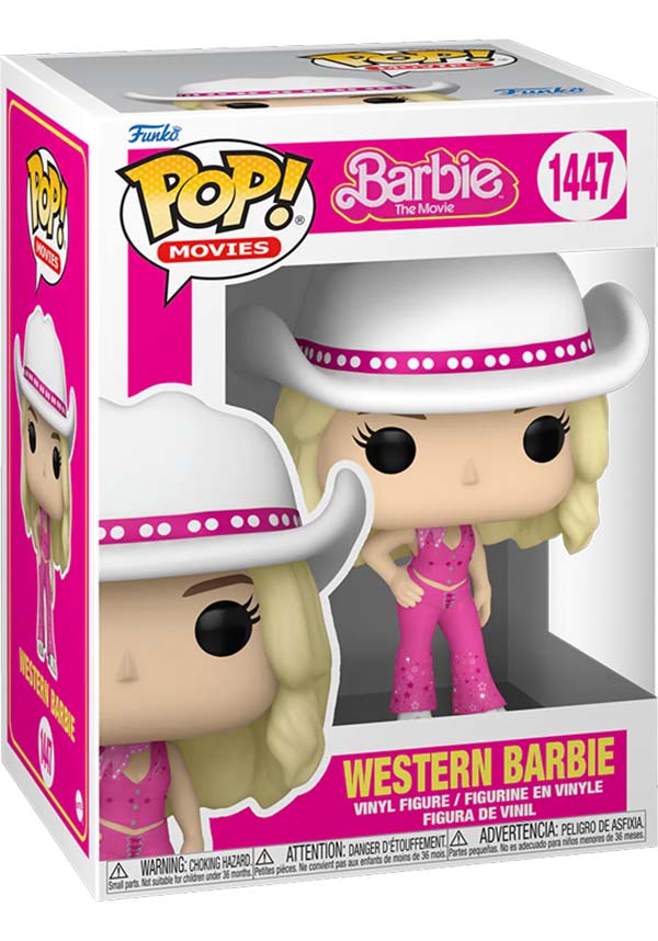 Barbie: The Movie (2023) Western Barbie Collectible POP! VINYL Figurine