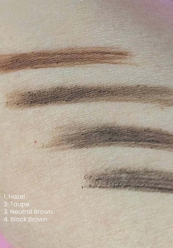 Rude Cosmetics' Hazel Dual - Ended Ultimate Brow Artist Push - Up Slanted Pencil & Brush