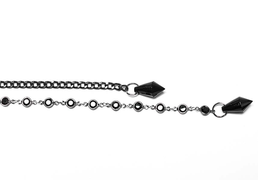 Lillian Gothic Crown in Black with Snakes and Skulls Design - A Striking Fashion Accessory
