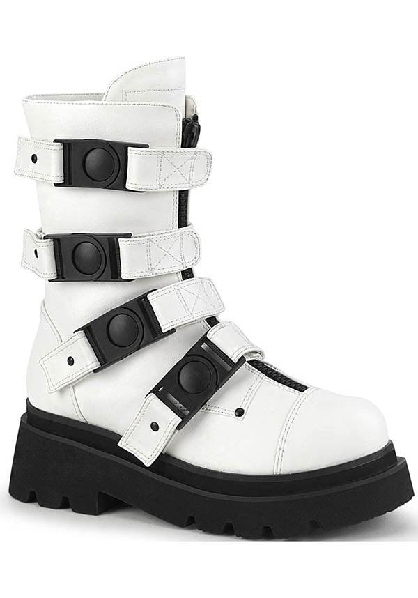 PREORDER - RENEGADE-55 White Calf High Boots