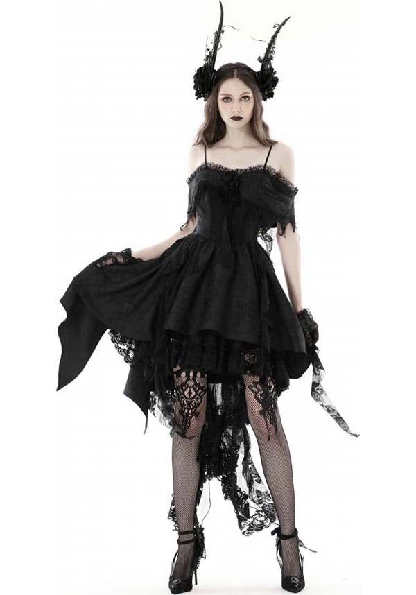 Enchanting Off - the - Shoulder Runaway Princess Polyester Dress