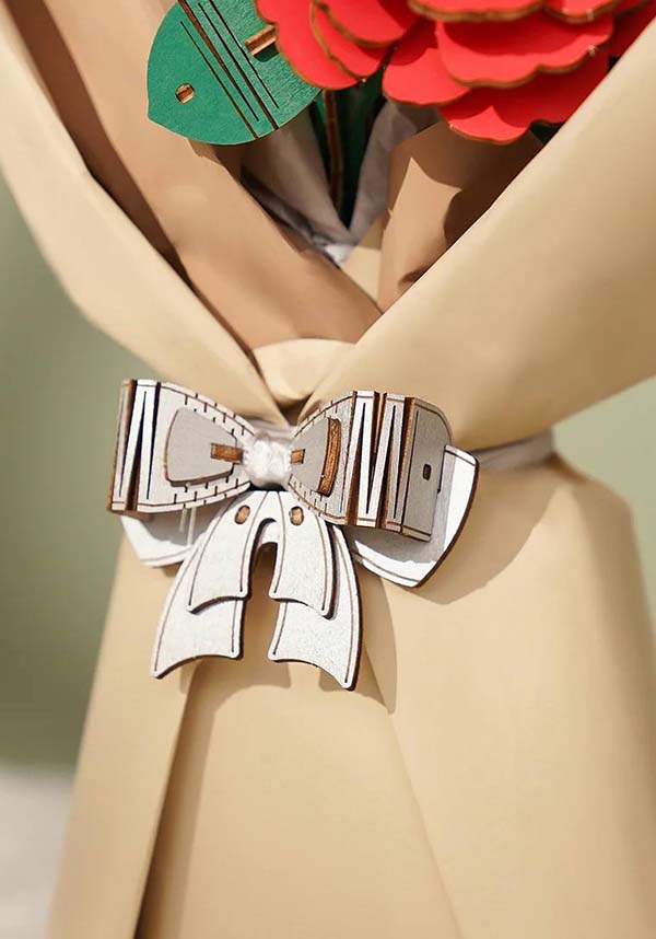 Rolife Preservable 3D Wooden Flower Bouquet Puzzle for Home Decoration