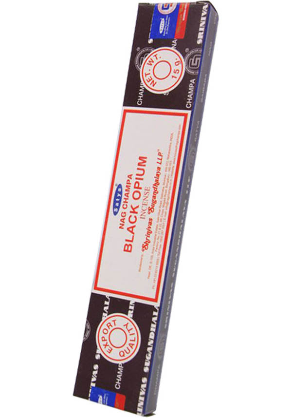 Black Opium Artisan Hand - Rolled Incense Sticks Pack