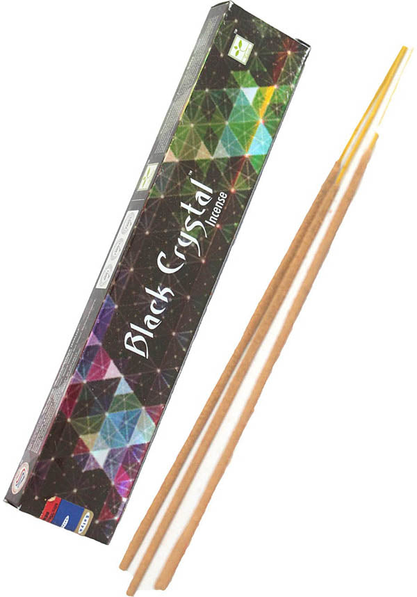 Lucky Black Crystal Incense Sticks for Positive Energy