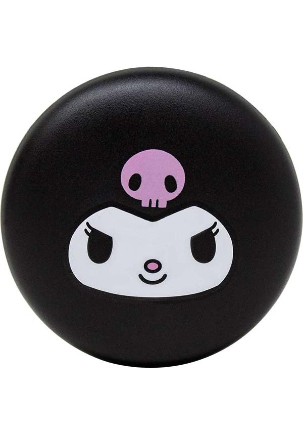 Kuromi Themed Macaron Style Lip Balm - Raspberry Cream Puff Flavor