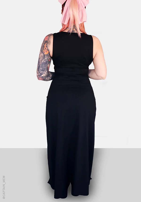 Rosetta Adjustable Buckle Maxi Dress with 4 - Way Stretch Fabric