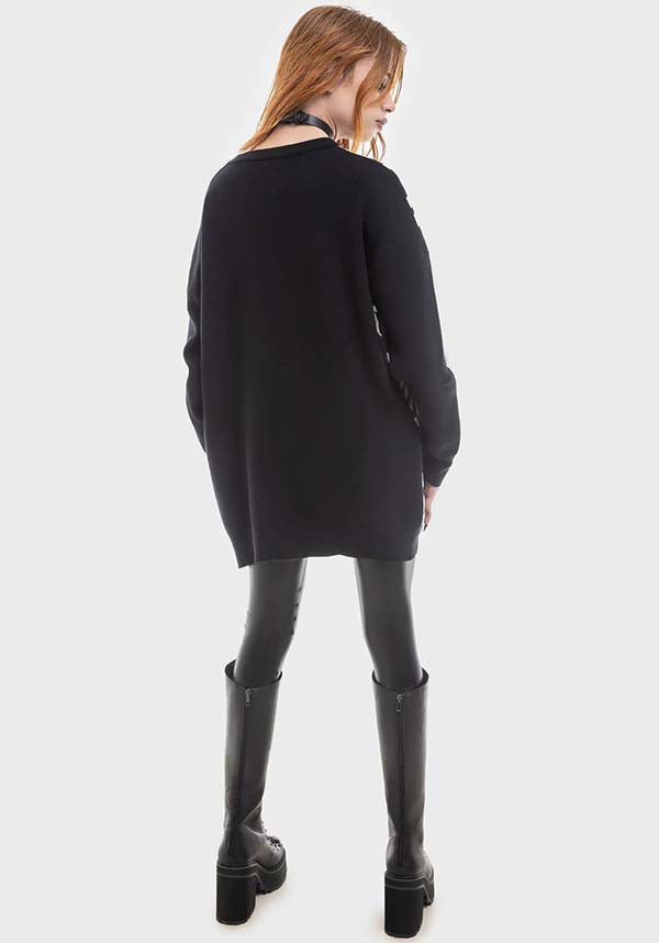 All - Night Party Soft Knit Sweater with Lost Boys Graphic