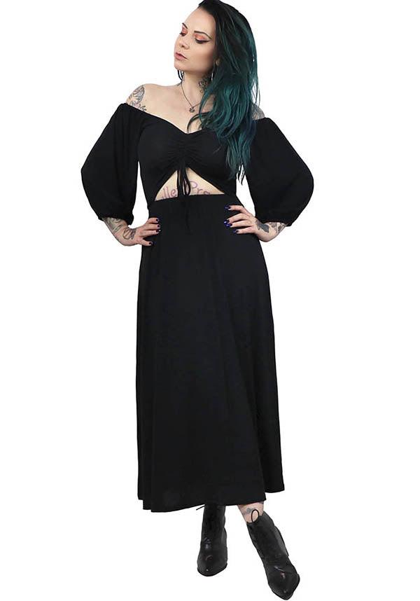 Lydia Summer Goth Style Dress for Women