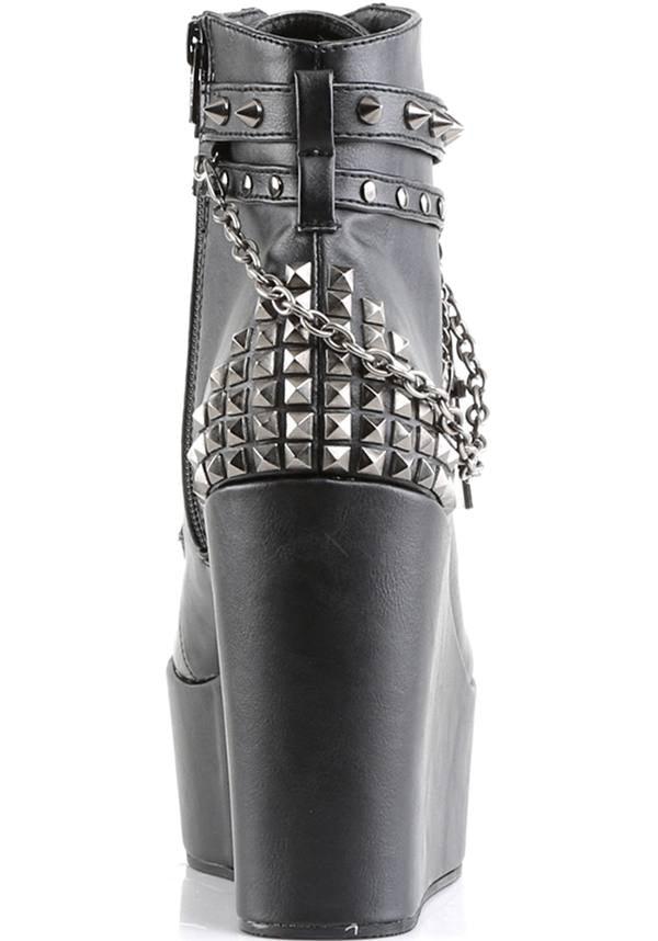 Black Poison-101 Platform Ankle Boots - Preorder Available