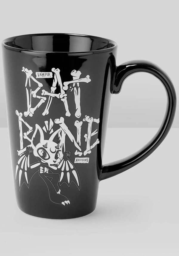 Batbone Tall Ceramic Coffee Mug with KREEPTURES Graphics