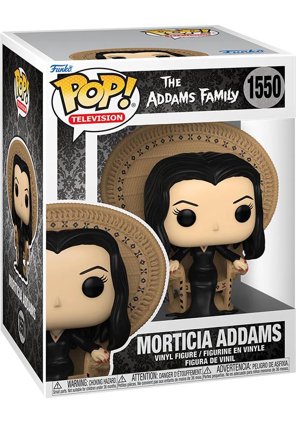 Funko POP! Vinyl: Deluxe Morticia Addams in Wicker Chair from 1964 TV Show
