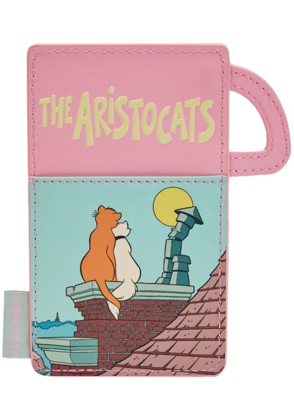 1970 The Aristocats Poster Faux Leather 5" Card Holder