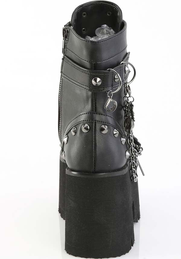 Black ASHES - 52 Platform Boots [Pre - order]