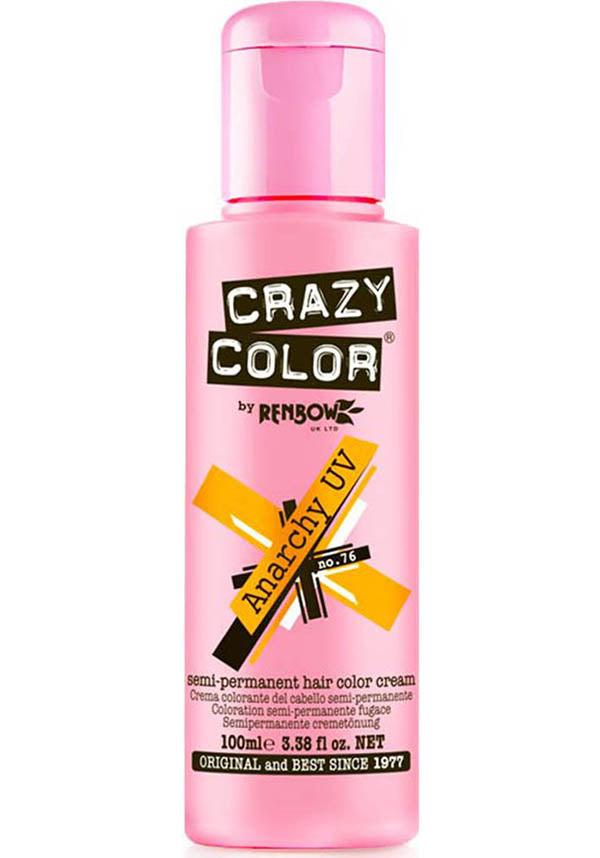Anarchy UV Semi - permanent Vibrant Orange Hair Colour for Bold Look
