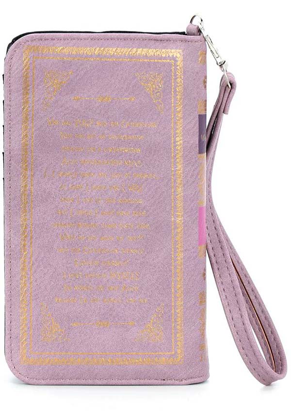 Vinyl Alice in Wonderland Themed Book-Style Wallet