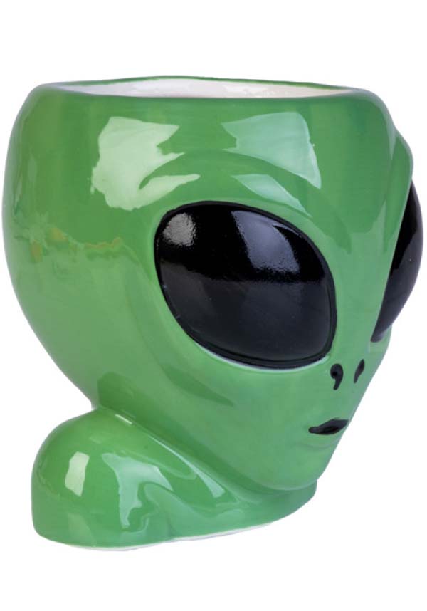 Alien Themed 3D Ceramic Coffee Mug