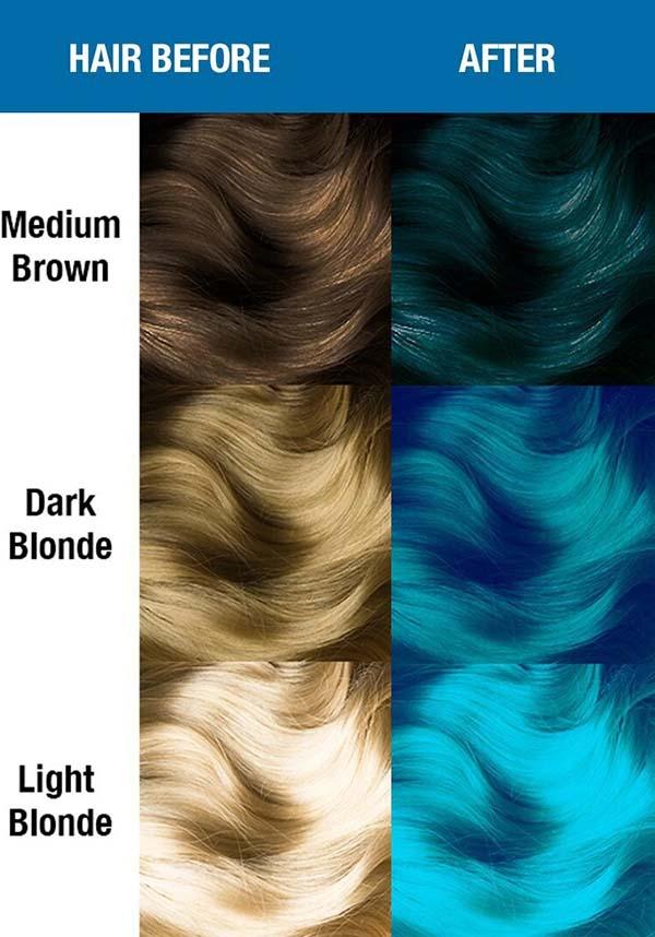 Manic Panic Atomic Turquoise - Bright Neon Aqua Blue Semi - Permanent Hair Dye
